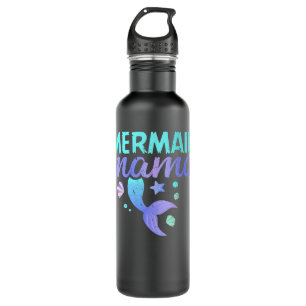 Mother Grandma Mermaid Mama Birthday Party Outfit2 710 Ml Water Bottle