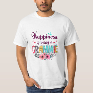 Mother Happiness Is Being A Grammie Ever Birthday T-Shirt