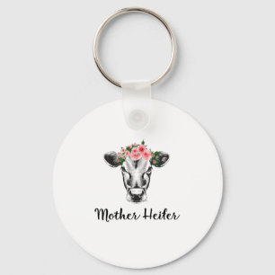 Mother Heifer Cute Perfect gift for Mother Key Ring