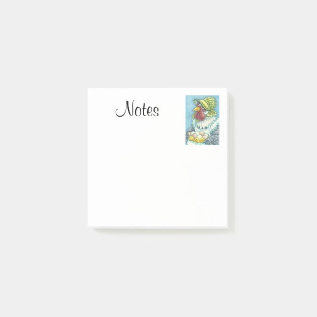 Mother Hen, CHICKEN FARMER 3M Post-it® Notes (Front)
