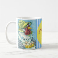 Mother Hen, Eggs And Chicks - CHICKEN MUG * Mum
