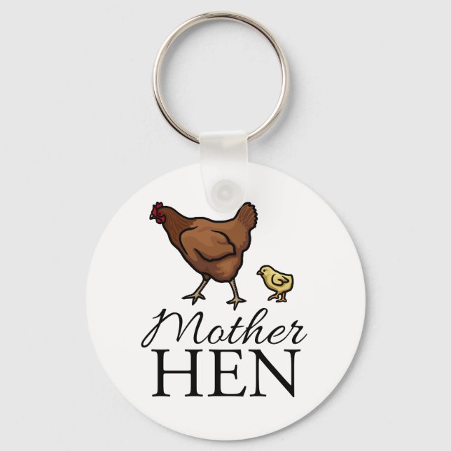 Mother Hen Key Ring (Front)