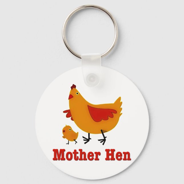 Mother Hen Key Ring (Front)