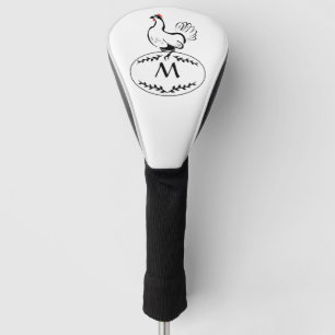 Mother Hen Nesting on aMonogram Egg Golf Head Cover