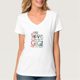 Mother I Love Being Called Gigi Sunflower Birthday T-Shirt