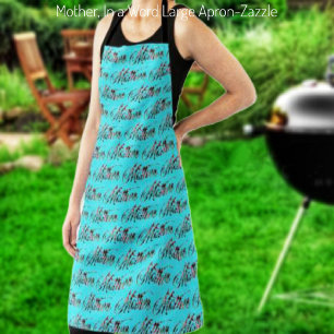 Mother, In a Word Apron