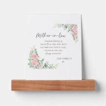 Mother In Law Acrylic Block | Gift For Mother in L