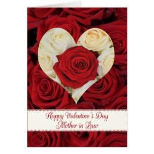 Mother in Law  Happy Valentine's Day Roses