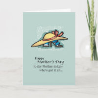 Mother-in-Law Hat Sandals Mother's Day