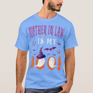Mother In Law Is My Boo Two Halloween Witch Boo Gh T-Shirt