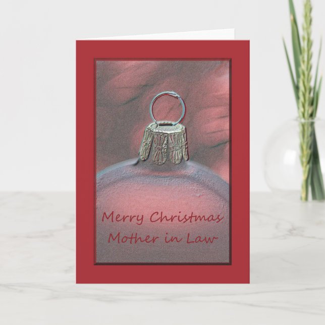 mother in law Merry Christmas card (Front)