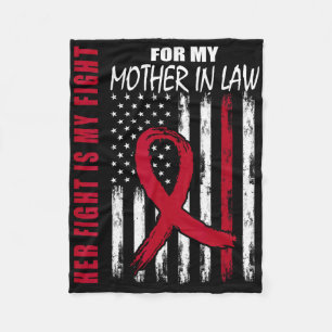 Mother In Law Multiple Myeloma Awareness American Fleece Blanket