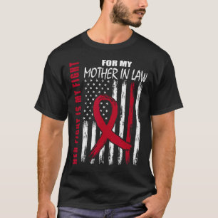 Mother In Law Multiple Myeloma Awareness American  T-Shirt