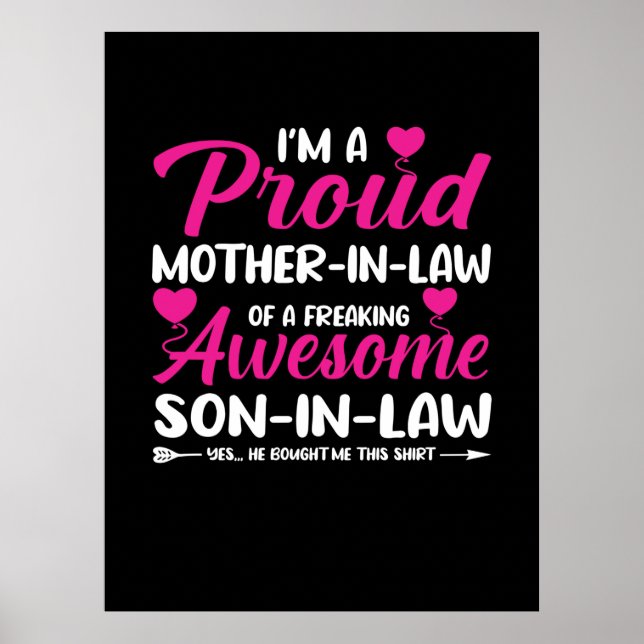 Mother In Law Of Awesome Son In Law Poster (Front)