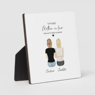 Mother in Law Portrait Wall Art, Mother in Law Gif Plaque