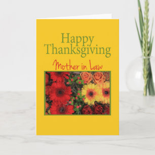 Mother in law  Thanksgiving Card