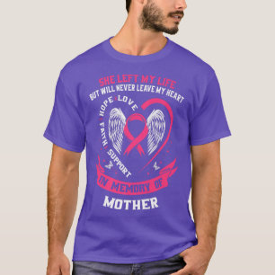 Mother In Memory of my Mum Breast Cancer Awareness T-Shirt