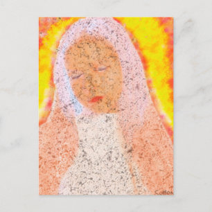 Mother in Prayer Postcard