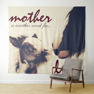 Mother is Another Word for Love Horse Tapestry