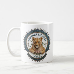 Mother Lioness. Wales Coffee Mug