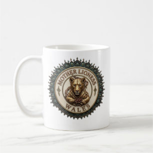 Mother Lioness. Wales Coffee Mug