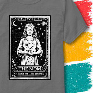 Mother Love Tarot Card Celestial Art Heart Mum T-Shirt