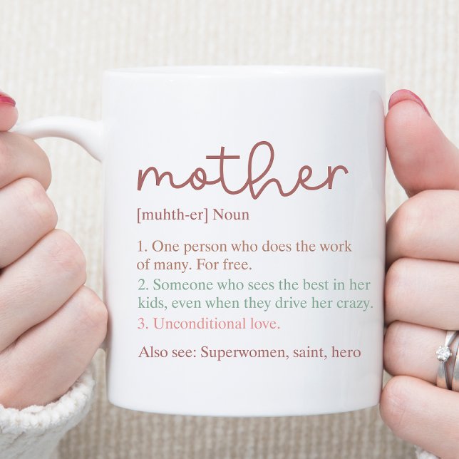 Mother, Mama, Mum, Mum Definition Mug (Creator Uploaded)