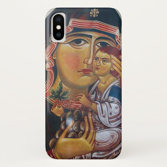 Mother Mary And Jesus Art Case-Mate iPhone Case (Back)