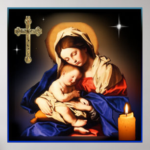 Mother Mary art Poster