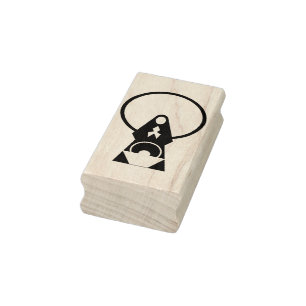 Mother Mary art stamp