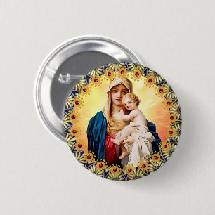 Mother Mary Button