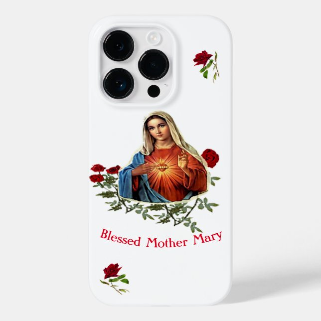 Mother MAry Case-Mate iPhone Case (Back)