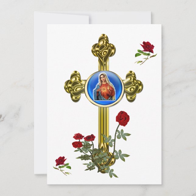 Mother MAry Holiday Card (Front)
