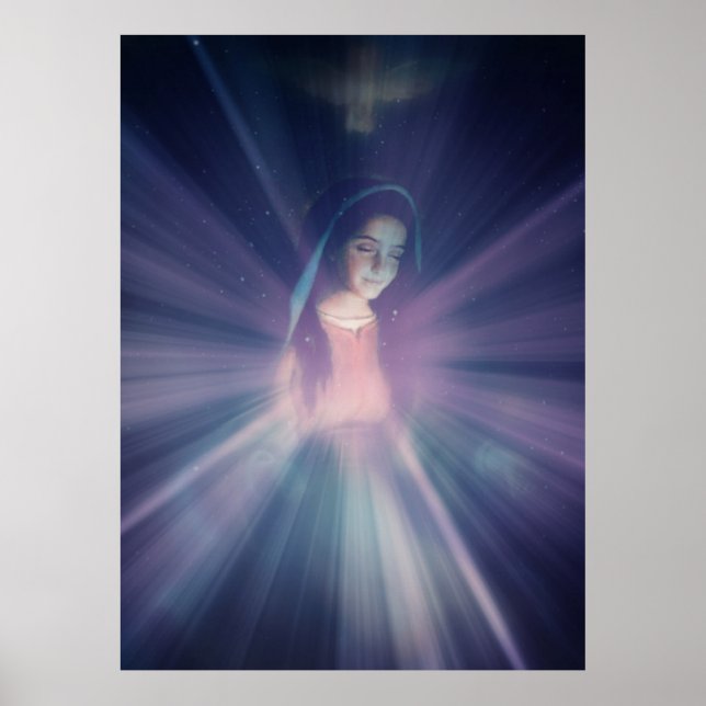 Mother Mary, Holy immaculate conception,Jesus Poster (Front)