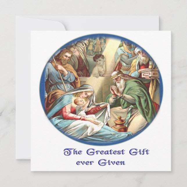 Mother Mary Invitation (Front)