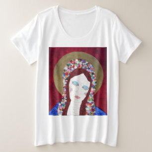 Mother Mary Plus Size T-Shirt
