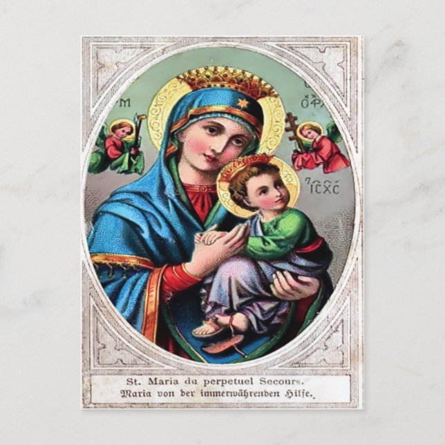 Mother Mary Postcard (Front)