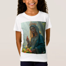 Mother Mary Queen of Heaven Girl's Tee Shirt