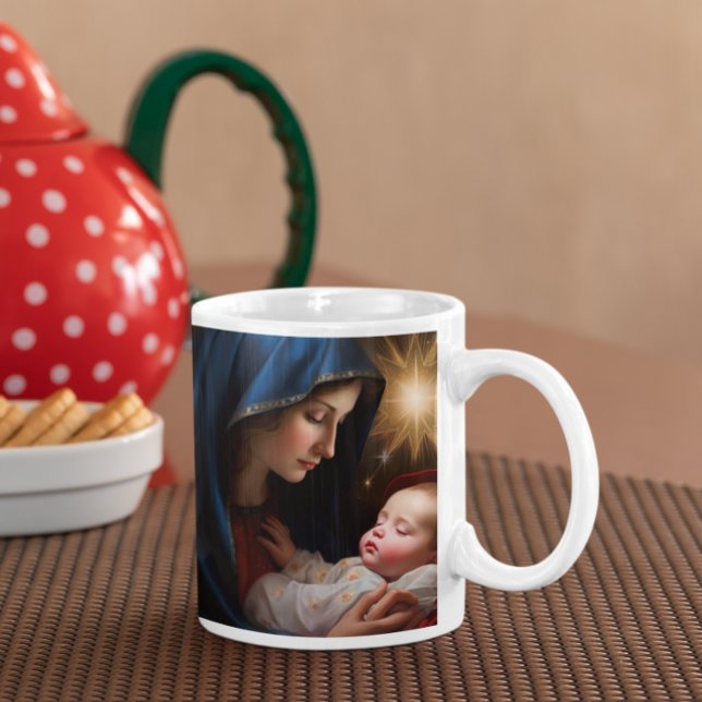 Mother Mary with Baby Jesus version 28 Coffee Mug (Mother Mary with Baby Jesus version 28 Coffee Mug
)