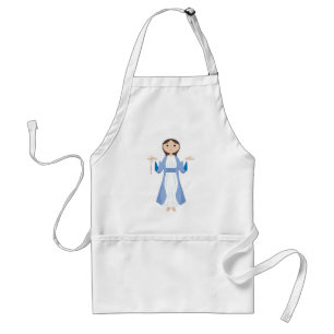 Mother Mary with Rosary Standard Apron