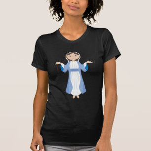 Mother Mary with Rosary T-Shirt