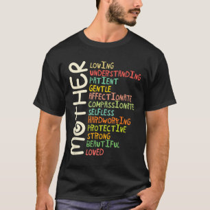 Mother Meaning Shirt I Love Mum Mothers Day