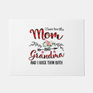Mother Mom And Grandma Birthday Doormat