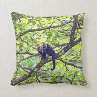 Mother Monkey and Baby in Jungle Cushion