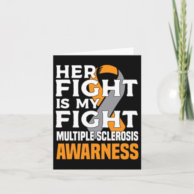 Mother Multiple Sclerosis Awareness Women Ms  Card (Front)