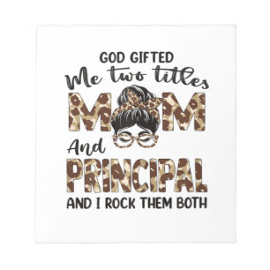 Mother Mum And Principal Mothers Birthday Notepad