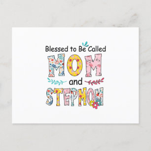 Mother Mum And Stepmom Birthday Postcard