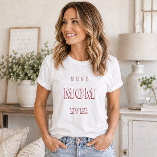 Mother mum best ever pink Tri-Blend shirt