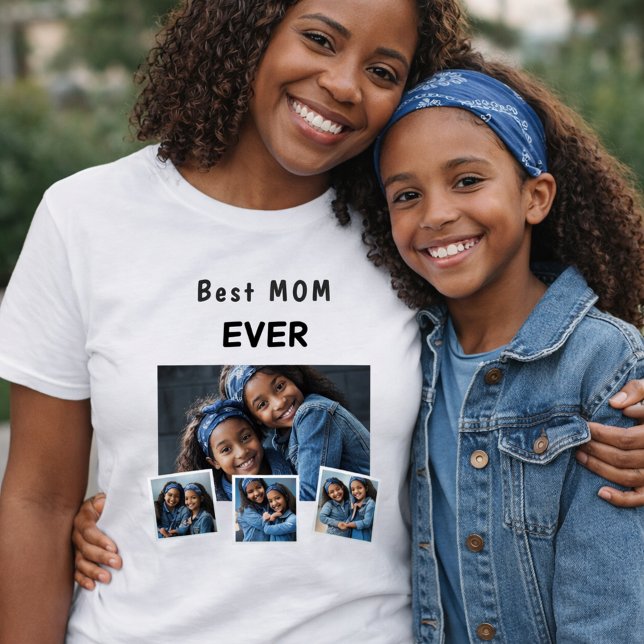 Mother mum family photo collage T-Shirt (Creator Uploaded)