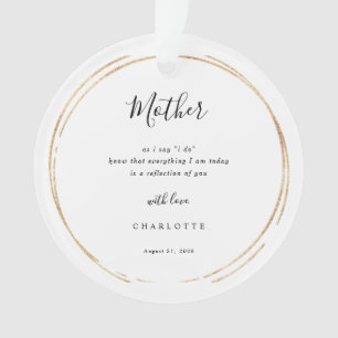 Mother/Mum Of The Bride Keepsake Ornament